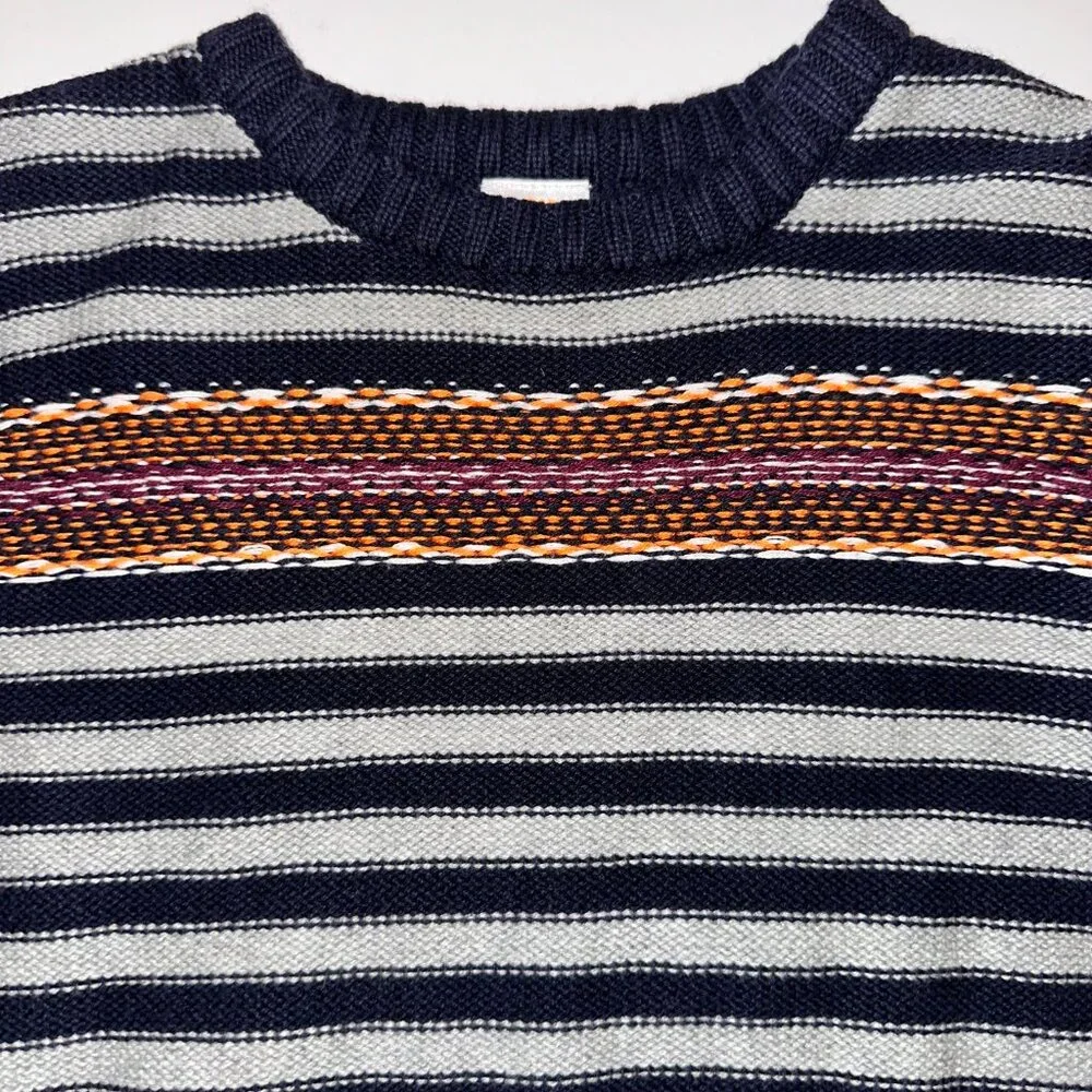 Gymboree Boys Sweater Size 2T Boys Casual Striped Pull Over Cotton navy